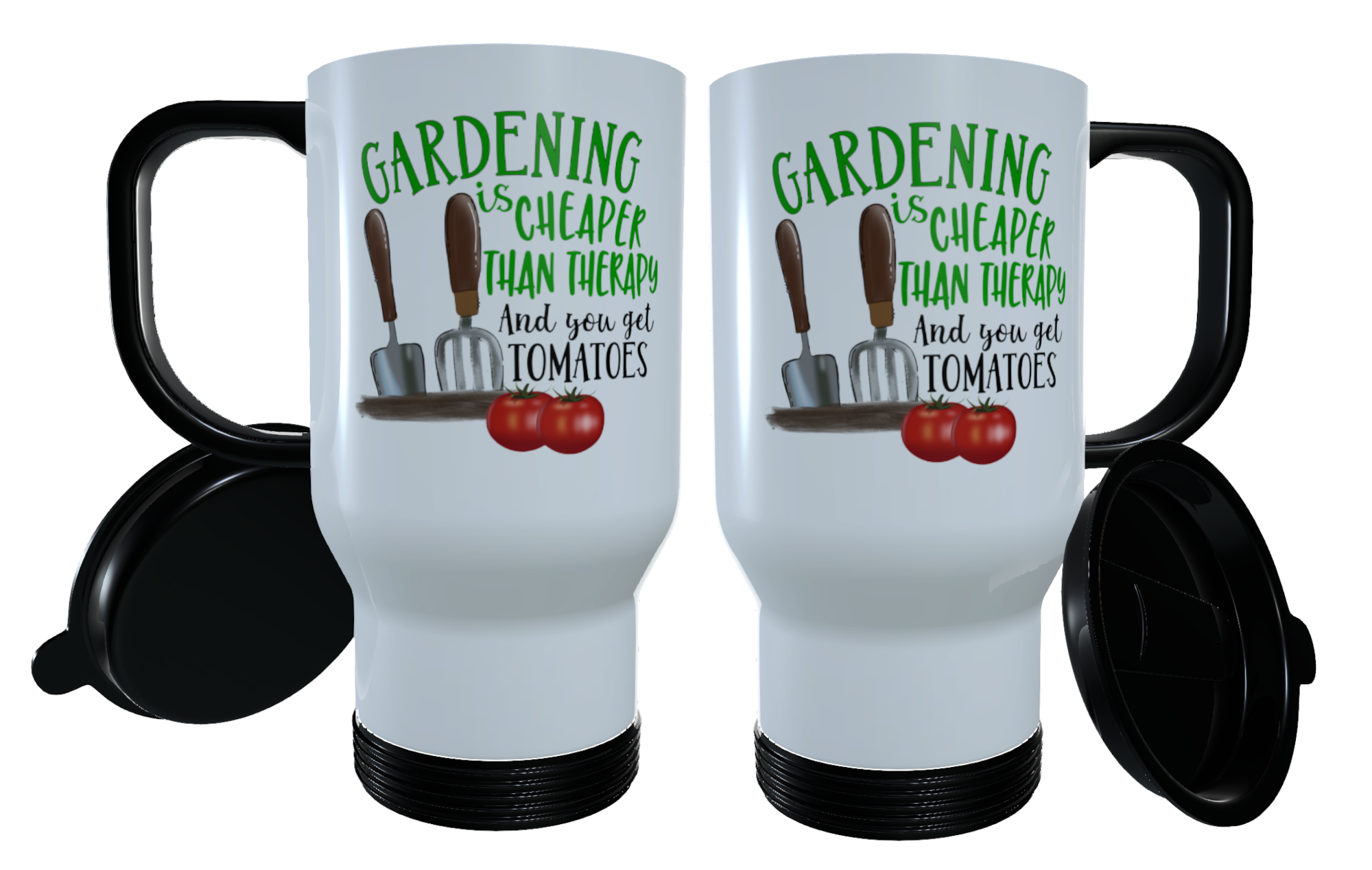 Gardening Is Cheaper Than Therapy Travel Mug